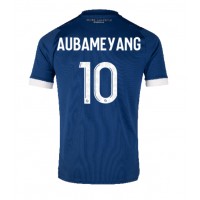 Olympique de Marseille Aubameyang #10 Replica Away Shirt 2023-24 Short Sleeve